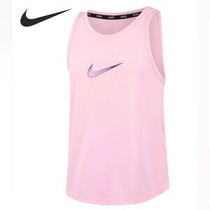 Nike Dri Fit Big Kids‎ Girls’ Sz S Pink Trophy Training Tank